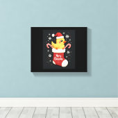 Toile Joyeux poulet de Noël (Insitu (Plancher de Bois))