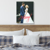 Toile Joyeux | Première photo de Mariage de Noël nouvell (Insitu(Chambre))