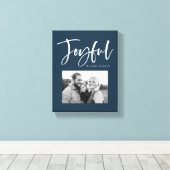 Toile Joyeux Script | Nuit (Insitu (Plancher de Bois))