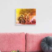 Toile Joyeux travail pour animaux de compagnie (Insitu(Salon))