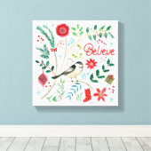 Toile Joyeux vacances - Croyez 2 (Insitu (Plancher de Bois))