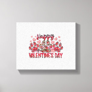 Toile Joyeux Valentines Jour chien animal
