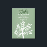 Toile Joyeux Verse de la Bible et arbre simple<br><div class="desc">Joyeux Verset Bible et simple toile d'arbre Imprimer</div>