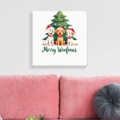 Toile Joyeux Woofmas (2) (Insitu(Salon))
