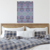 Toile Joyful Confetti Mosaic III Stretched Canvas Print (Insitu(Chambre))