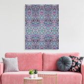 Toile Joyful Confetti Mosaic III Stretched Canvas Print (Insitu(Salon))