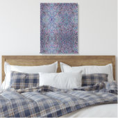 Toile Joyful Confetti Mosaic Stretched Canvas Print (Insitu(Chambre))
