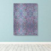 Toile Joyful Confetti Mosaic Stretched Canvas Print (Insitu (Plancher de Bois))