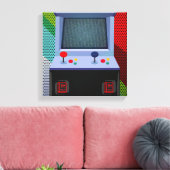 Toile Joystick de jeu vidéo d'arcade décoration murale c (Insitu(Salon))