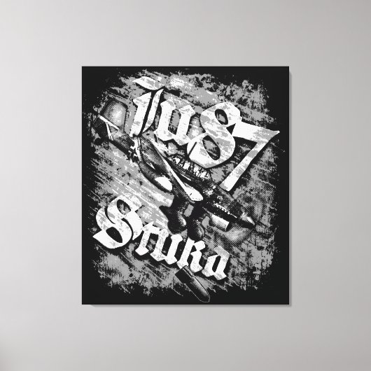 Toile Ju 87 Stuka Canvas Imprimer (Recto)