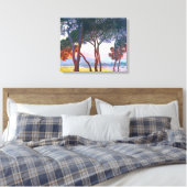 Toile Juan les Pins, par Claude Monet (Insitu(Chambre))