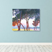 Toile Juan les Pins, par Claude Monet (Insitu (Plancher de Bois))