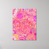 Toile Jubilation : Art maximaliste (Recto)