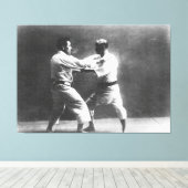 Toile Judoka Jigoro Kano Kyuzo Mifue Judo (Insitu (Plancher de Bois))