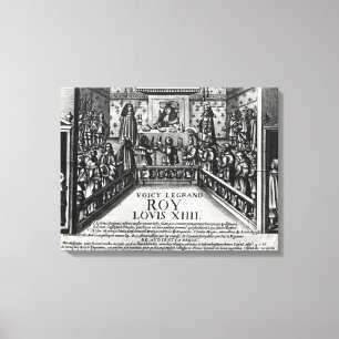 Toile Juge de administration de Louis XIV