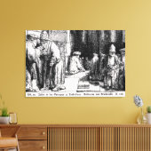 Toile Juifs dans la synagogue à Amsterdam (Insitu(Salon))
