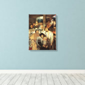 Toile Juifs priant dans la synagogue sur Yom Kippour (Insitu (Plancher de Bois))