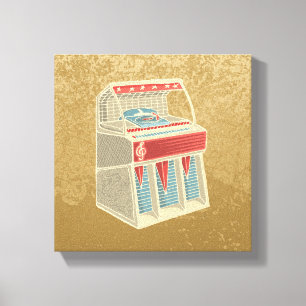 Toile Juke-box Grunge