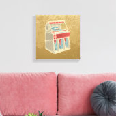 Toile Juke-box Grunge (Insitu(Salon))