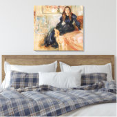 Toile Julie Manet et son Greyhound (par Berthe Morisot) (Insitu(Chambre))