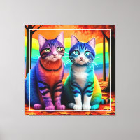 Jumeaux de chats Art numérique-56467
