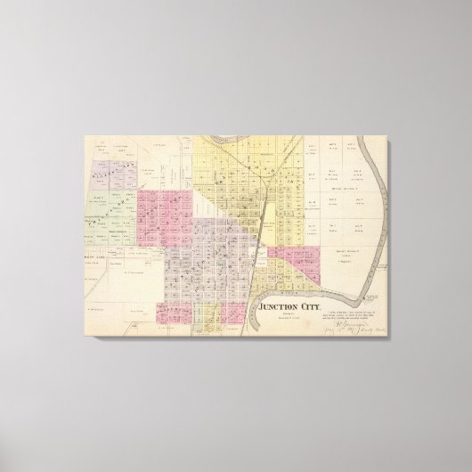 Toile Junction City, comté de Davis, Kansas (Recto)
