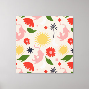 Toile Jungle céleste