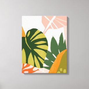 Toile Jungle Collage I