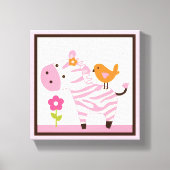 Toile Jungle Jill Zebra Girals Canvas Imprimer (Recto)