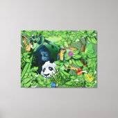 Toile Jungle Panda (Recto)