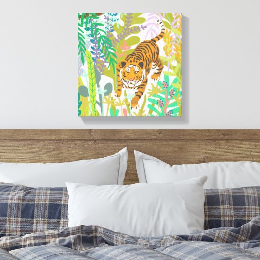 Toile Jungle Roar - Tigre (Insitu(Chambre))