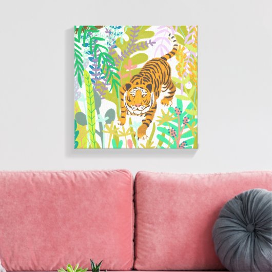 Toile Jungle Roar - Tigre (Insitu(Salon))