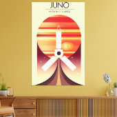 Toile Juno - Mission à Jupiter Art spatial (Insitu(Salon))