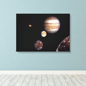 Toile Jupiter and its Moons (Insitu (Plancher de Bois))