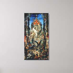 Toile Jupiter et Semele, 1894-95 (huile sur la toile)