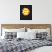 Toile Jupiter Planet Artwork - Illustration de l'espace  (Insitu(Chambre))