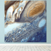 Toile Jupiter Swirls de la NASA (Insitu (Plancher de Bois))