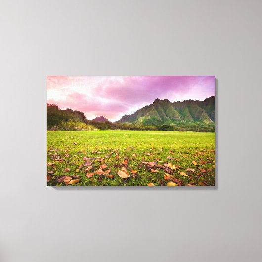 Toile Jurassic Sunset (Recto)