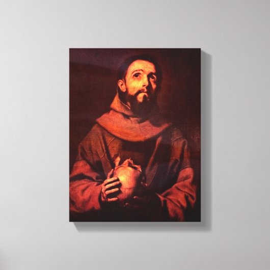 Toile Jusepe de Ribera - Saint François d'Assise (Recto)