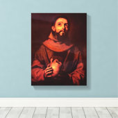 Toile Jusepe de Ribera - Saint François d'Assise (Insitu (Plancher de Bois))