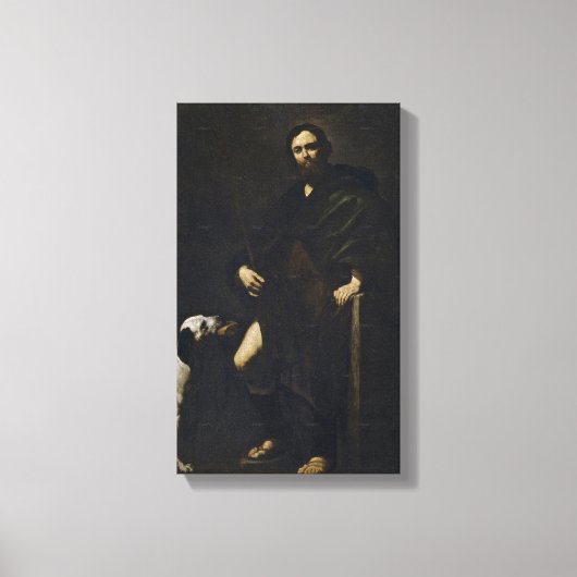 Toile Jusepe de Ribera - St Roch (Recto)