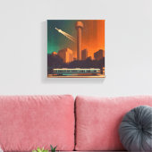 Toile Jusqu'aux étoiles d'ici (Insitu(Salon))