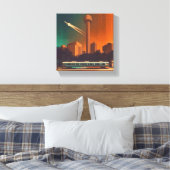 Toile Jusqu'aux étoiles d'ici (Insitu(Chambre))