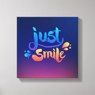 Toile Juste sourire