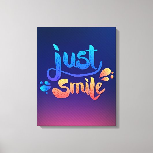 Toile Juste Sourire (Recto)