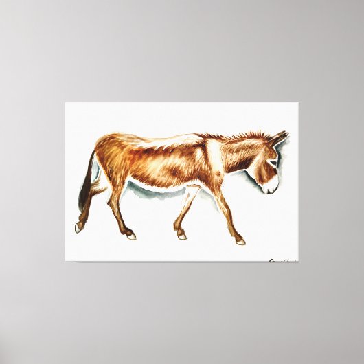 Toile Juste un âne (Recto)