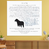 Toile Juste Un Chien Citation - Labrador Noir - Citation (Insitu(Salon))