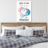 Toile Juste une fille qui aime Axolotls (Insitu(Chambre))
