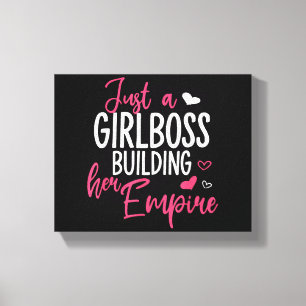 Toile Juste une patronne qui construit son empire femmes