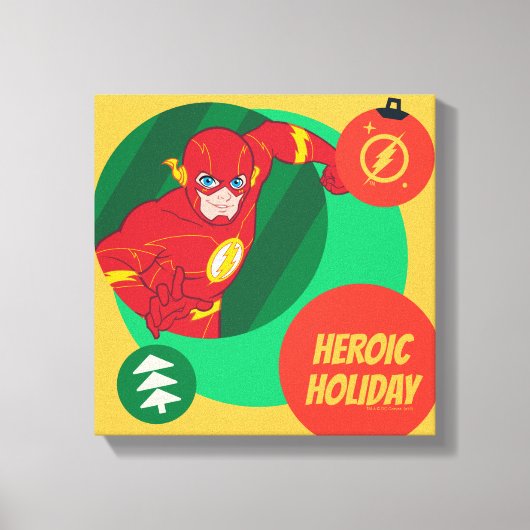 Toile Justice League The Flash Holiday Bauble (Recto)